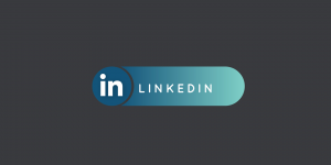 linkedin logo on grey background