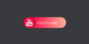 Youtube logo on grey background