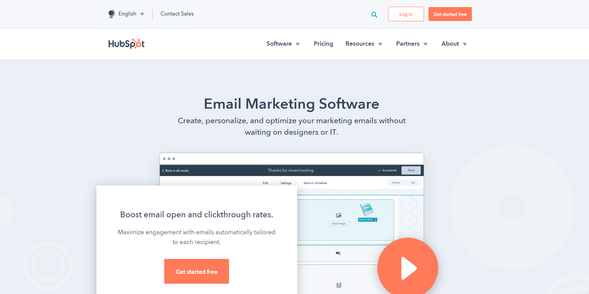 email marketing tools - hubspot email marketing