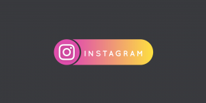 instagram logo on grey background